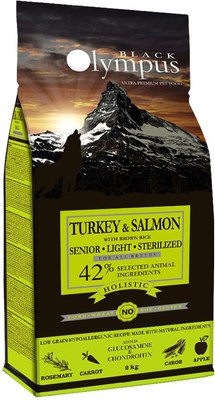 

Сухой корм для собак, Senior Light Sterilized Turkey Salmon&Brown Rice
