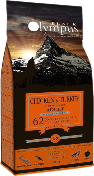 Сухой корм для собак Black Olympus Adult Maxi Chicken&Brown Rice