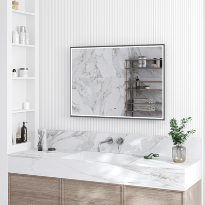 Зеркало Континент Stage Grey Led 100х70 (с бесконтактным сенсором) - 