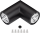 Соединитель профилей для шинопровода Arlight ROUND-D36-360-90 BLACK / 050543 - 
