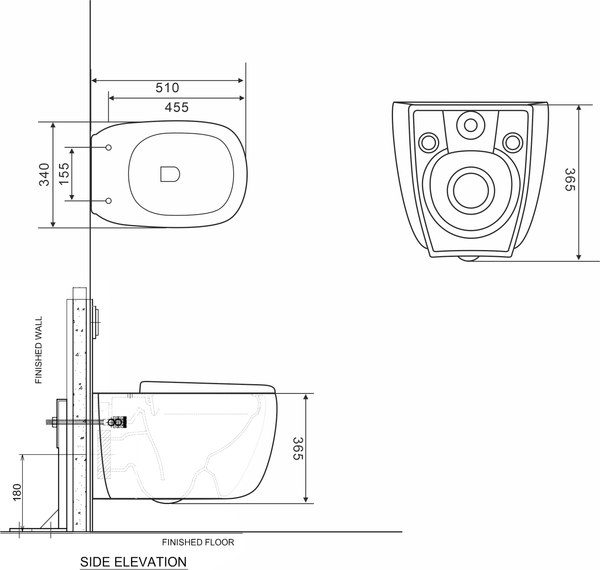 Купить Унитаз подвесной Roxen Martin 530220-02 Rimless Soft Close NC в Бобруйске