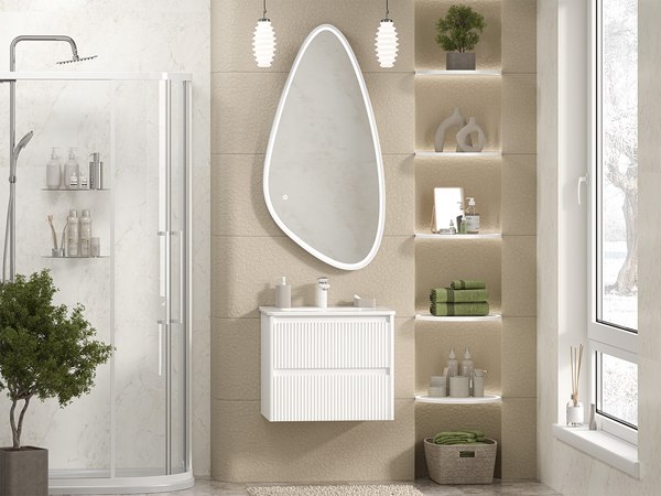 Купить Тумба под умывальник Brevita Riva 60 / RIV-07060-0102Я в Могилеве