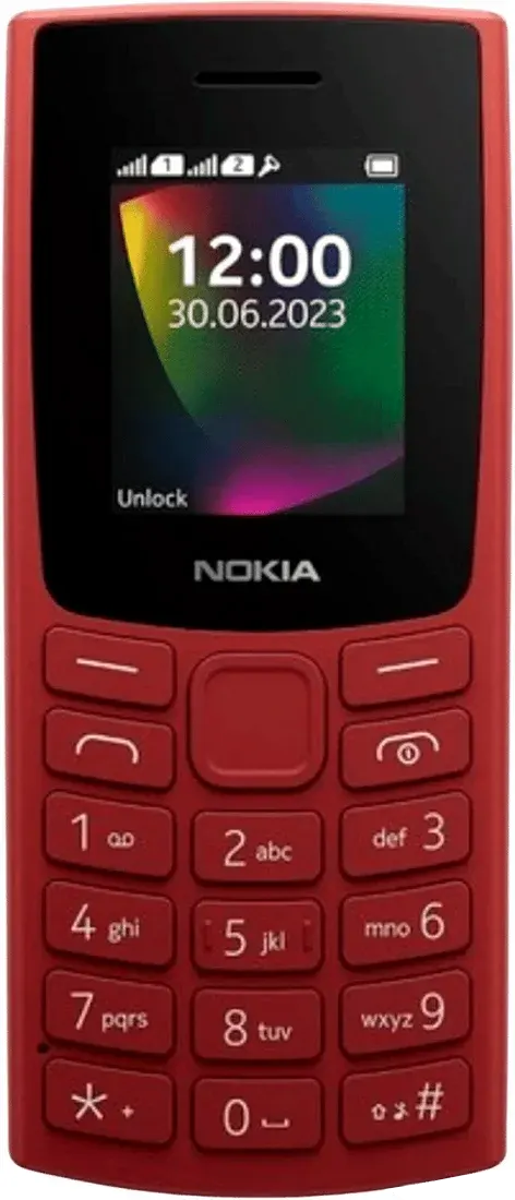 Мобильный телефон Nokia 106 DS / TA-1564 (красный) — фото 2