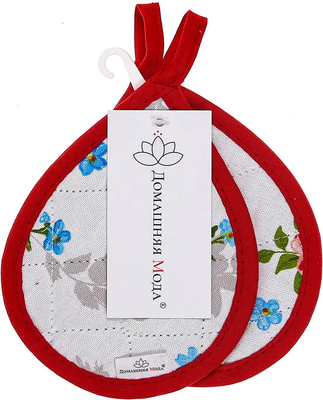 

Набор прихваток, Розовый ноктюрн Капелька 12.9х16