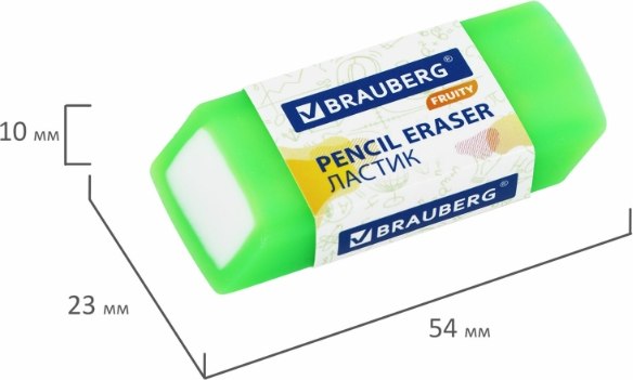 Набор ластиков Brauberg Fruity / 271343 (4шт)