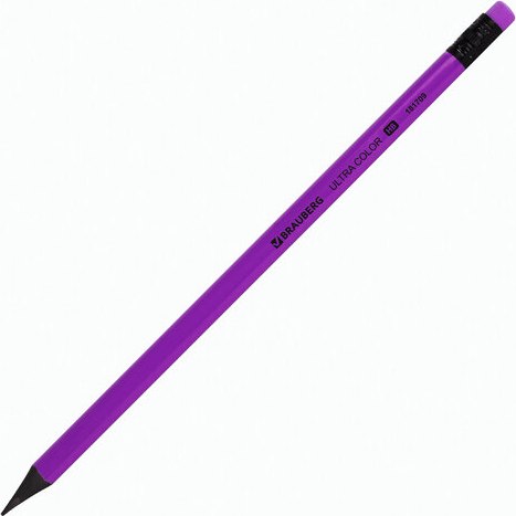Набор простых карандашей Brauberg Ultra Color / 181709 (4шт)