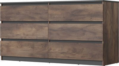 Комод MySTAR ИВ-121.09 (таксус/графит) - 