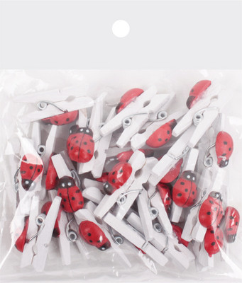 

Набор прищепок декоративных, Божья коровка / DV-H-1797