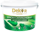 Краска Dekor ВД-АК 111 ГОСТ для фасада (3кг, силиконовая) - 