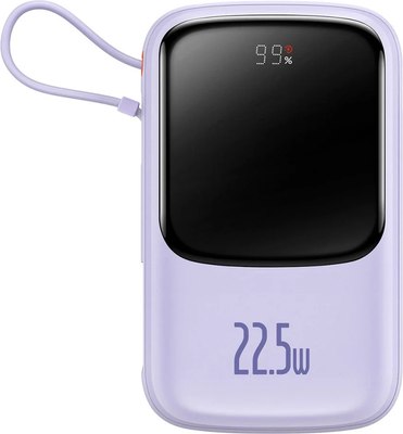 Портативное зарядное устройство Baseus Qpow Pro Digital Display Fast Charge / PPQD2-20C (фиолетовый) - 