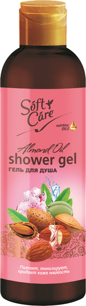 Гель для душа Romax Soft Care С маслом миндаля (500г)