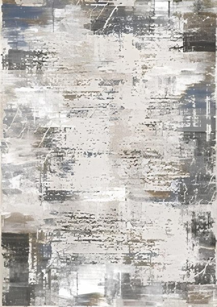 Покрытие напольное тафтинговое Linea Hali Elegant / P1466-BEIGE-BLUE (0.8x1.5)