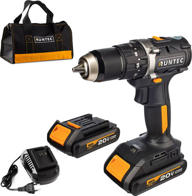 Аккумуляторная дрель-шуруповерт RUNTEC Pro RT-ID222 - 