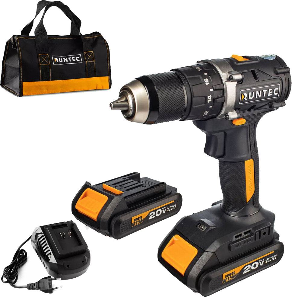 Аккумуляторная дрель-шуруповерт RUNTEC Pro RT-ID222