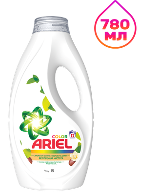 Гель для стирки Ariel Color Ваниль и кедровое дерево (780мл) -