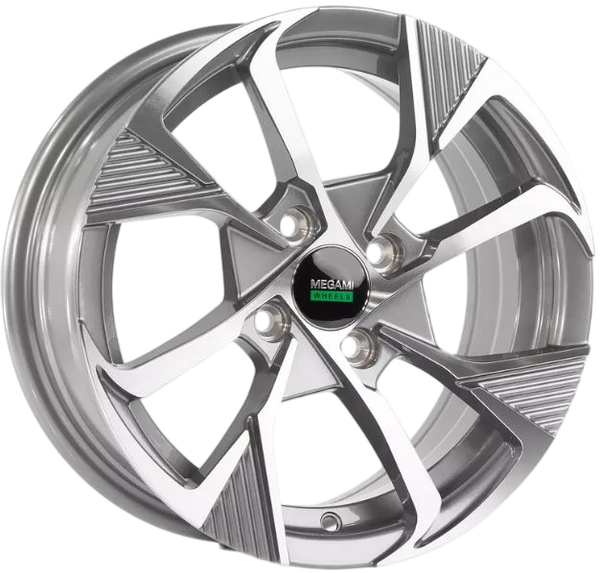 Литой диск Megami MGM-23 14x6" 4x100мм DIA 73.1мм ET 35мм GMF