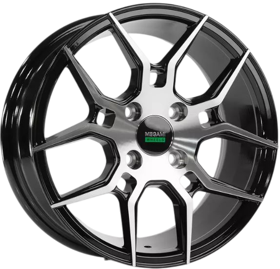 Литой диск Megami MGM-29 14x6" 4x100мм DIA 73.1мм ET 35мм BKF