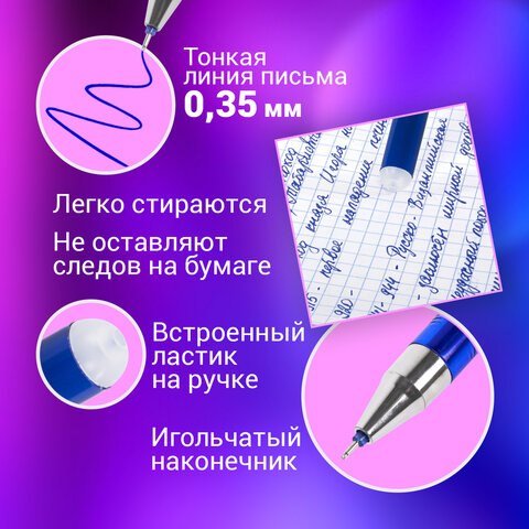 Ручка гелевая Brauberg 144093 (синий)