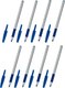 Набор шариковых ручек Brauberg I-stick Point / 144026 (8шт, синий) - 