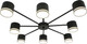 Потолочный светильник Mirastyle XL-60350/8 BK - 