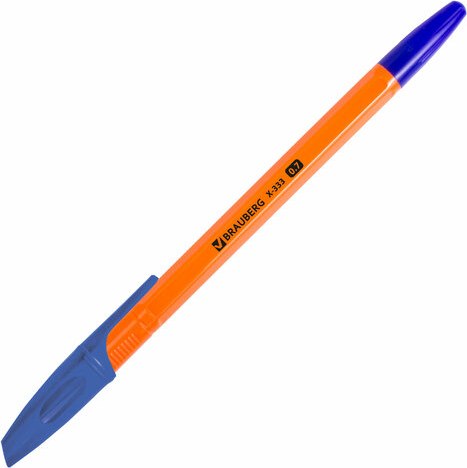 Набор шариковых ручек Brauberg X-333 Orange 144254 (13шт, синий)