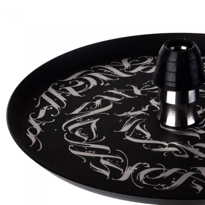 Шахта для кальяна Alpha Hookah Model X Artist Collection Black Matte (силиконовый шланг, мундштук, диффузор) — фото 2