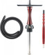 Шахта для кальяна Alpha Hookah Model X Reverse Red Black (силиконовый шланг, мундштук, диффузор) -