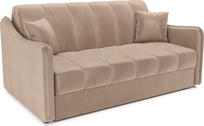 Диван Mebel-Ars аккордеон Давос НПБ 120x200см / M2-112-14 (бежевый кордрой) -