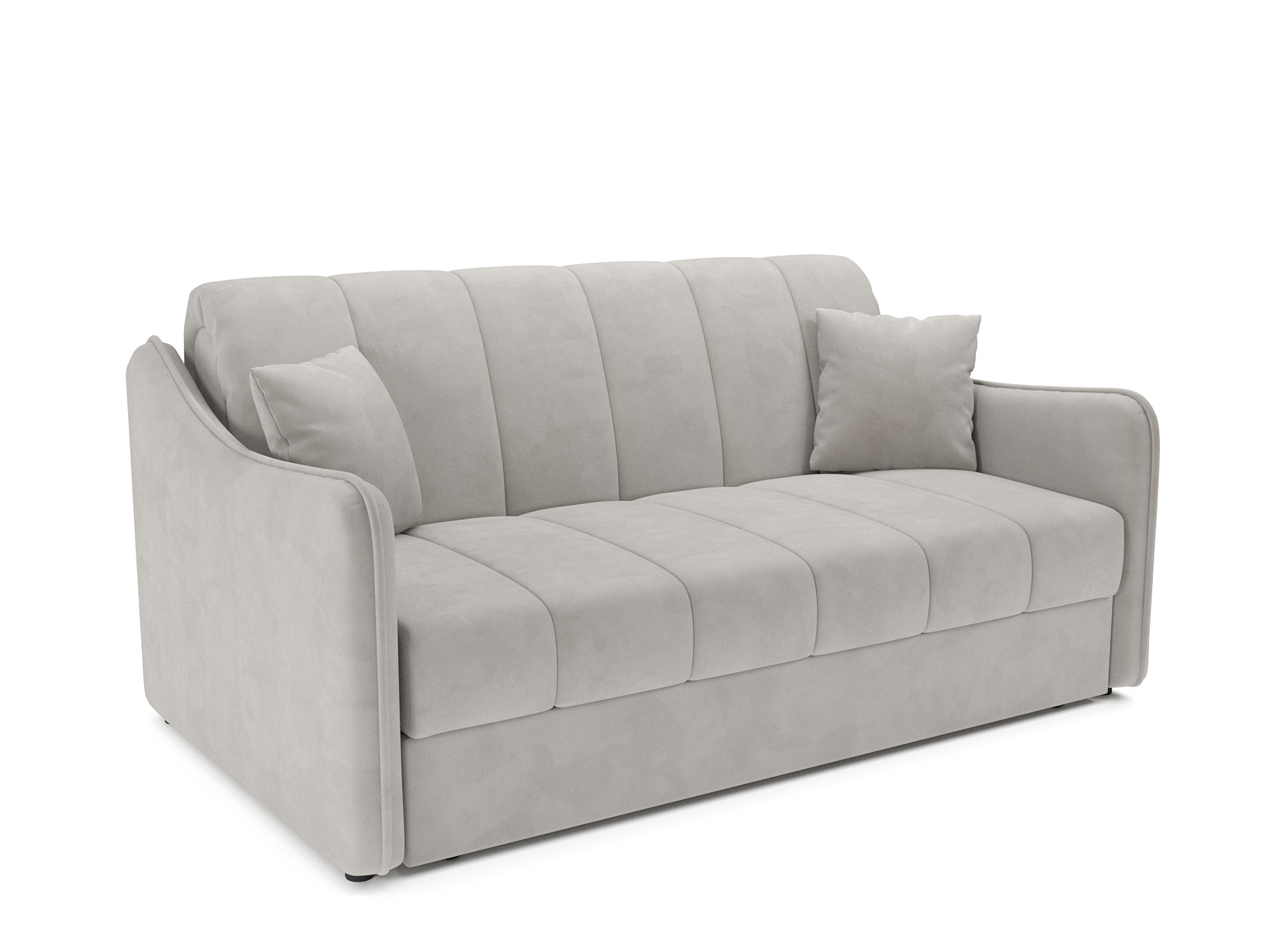 Диван Mebel-Ars аккордеон Давос НПБ 140x200 см / M2-113-45 (Cabrio 02 бежевый)