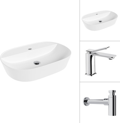 

Умывальник со смесителем, 21460-60 + Allure 21C618С с сифоном 21635CH