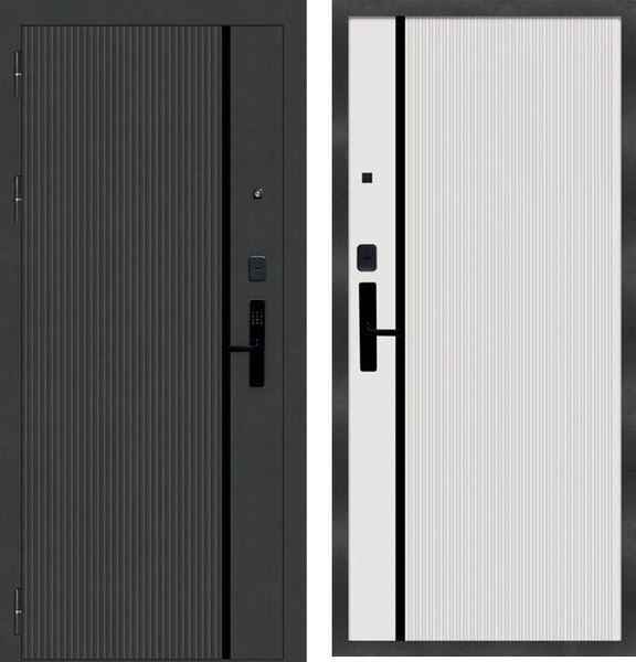 Входная дверь МеталЮр M9 Velluto Bianco Dircode s-11