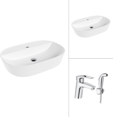 

Умывальник со смесителем, 21460-60 + Spray 21CK308C