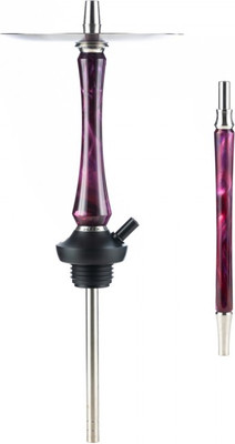 Шахта для кальяна Union Hookah Sleek Acryl (фиолетовый/красный, мундштук) -
