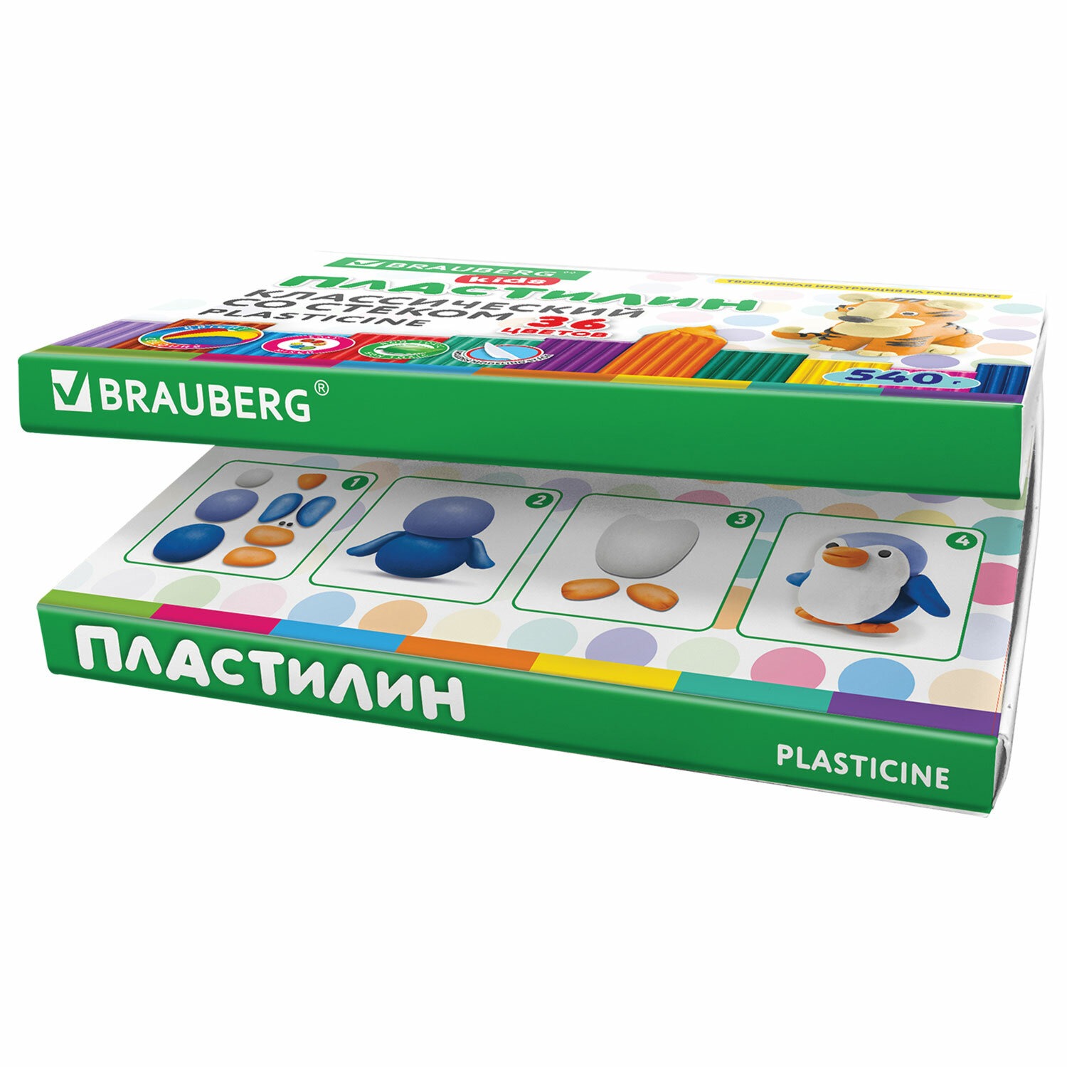 Пластилин Brauberg Kids классический / 106678 (36цв) — фото 5