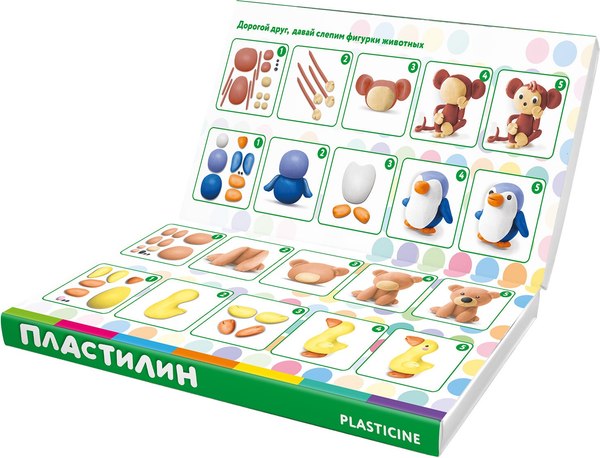 Пластилин Brauberg Kids классический / 106679 (44цв)