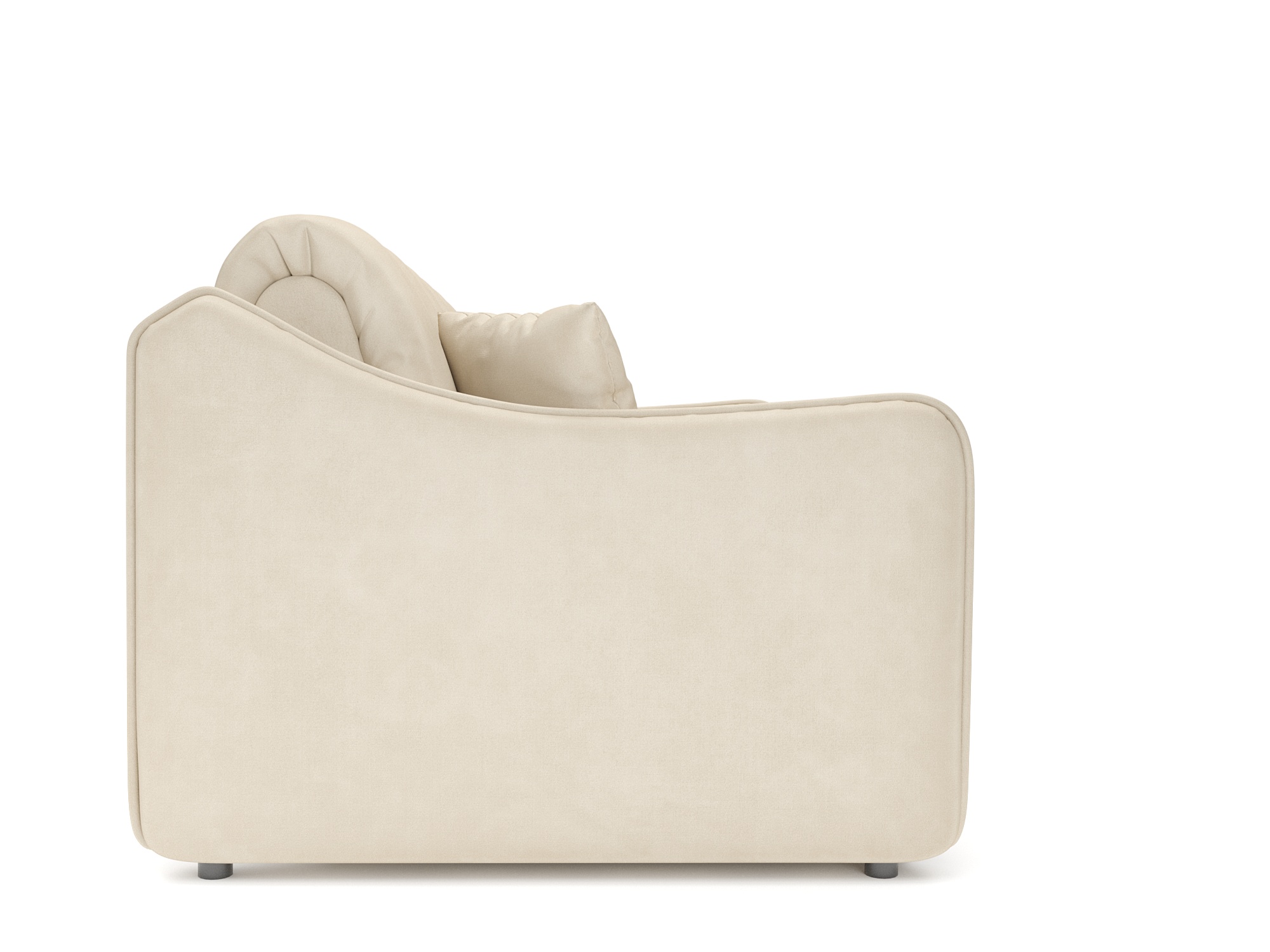 Диван Mebel-Ars аккордеон Давос ППУ 155x200 см / M2-110-4 (бархат бежевый Star Velvet 6 Light Beige) — фото 3