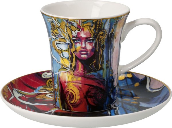 Кружка с блюдцем Goebel Artis Orbis/Lana Frey Freya / 67-170-14-1