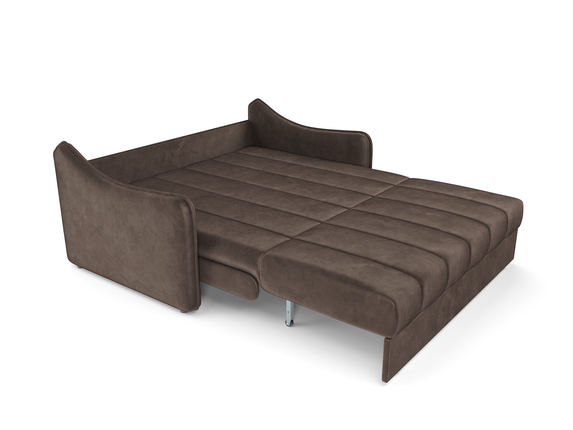 Диван Mebel-Ars аккордеон Давос ППУ 140x200 см / M2-109-3 (бархат шоколадный Star Velvet 60 Coffee) — фото 6