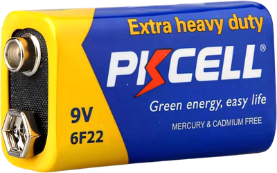 Батарейка Pkcell 6F22-1B -