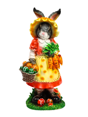 Фигурка для сада Хорошие сувениры Зайчиха с корзинкой / 1134665 -