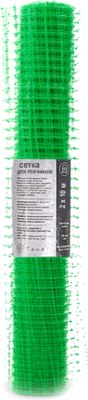 Сетка садовая GreenTerra Для птичников (2x10м, зеленый) - 