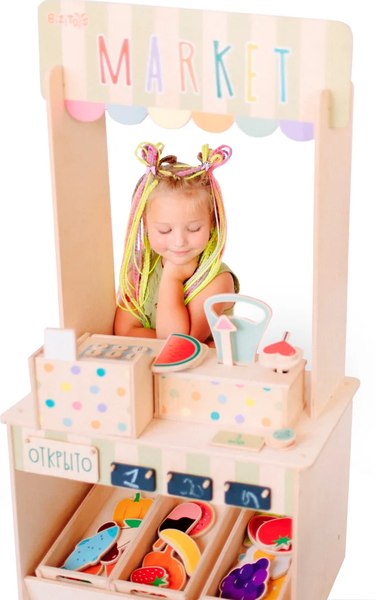 Магазин игрушечный Bizitoys Магазин. Market / 7550.01