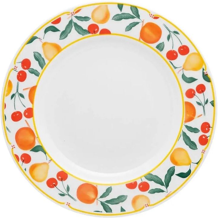Тарелка столовая обеденная Oxford Flamingo Fruits 90519 SA02-9410