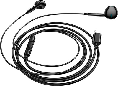 Наушники-гарнитура Borofone BM100 Type-C (черный) - 