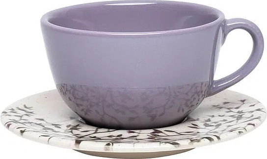 Чашка с блюдцем Oxford Unni Shape Lilac 102957 AY04-5625