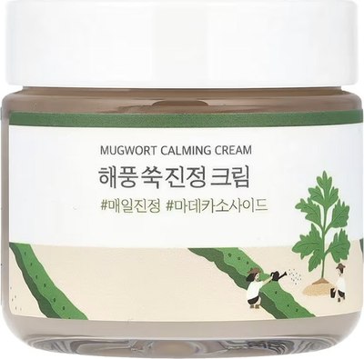 Крем для лица Round Lab Mugwort Calming Cream (50мл) -