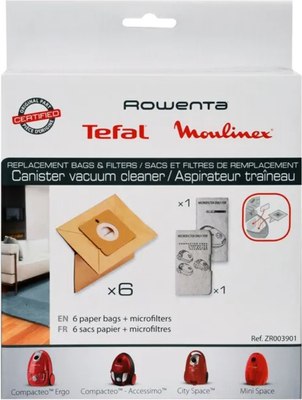 Комплект аксессуаров для пылесоса Tefal ZR003901 - 