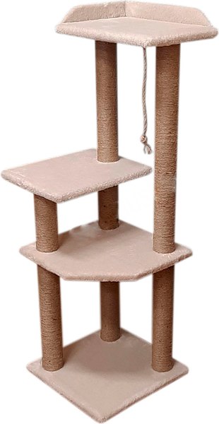 Комплекс для кошек Cat House Чудо 1.30 (джут бежевый)