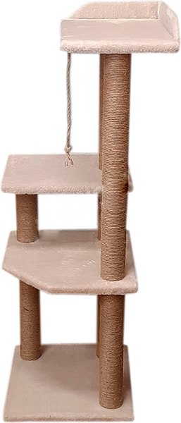 Комплекс для кошек Cat House Чудо 1.30 (джут бежевый)
