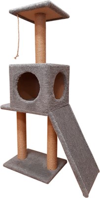 Комплекс для кошек Cat House Бета 1.10 (джут серый) -